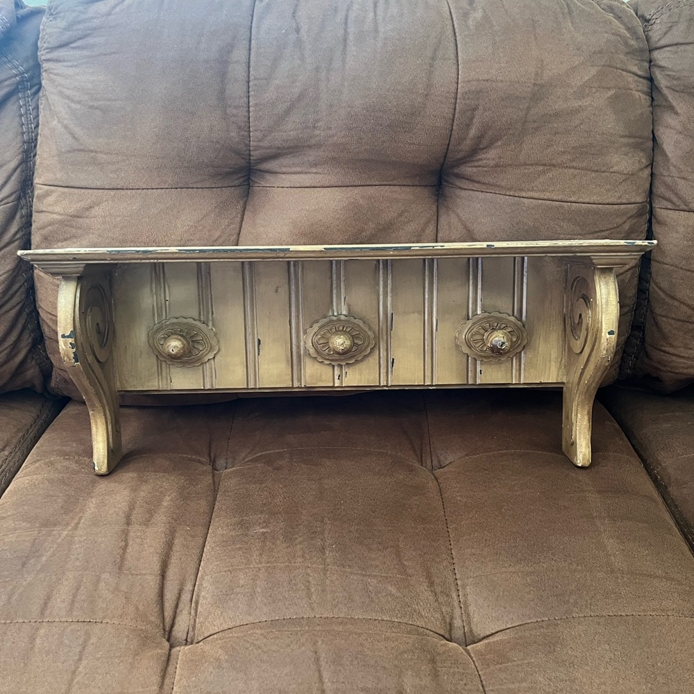 Vintage Wooden Wall Shelf